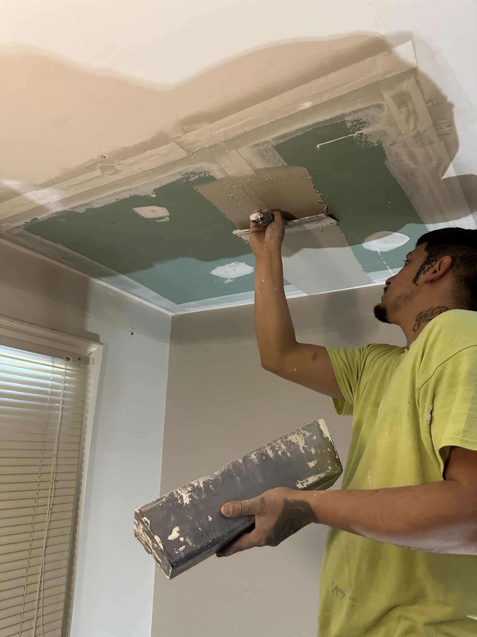 water damage ceiling repair