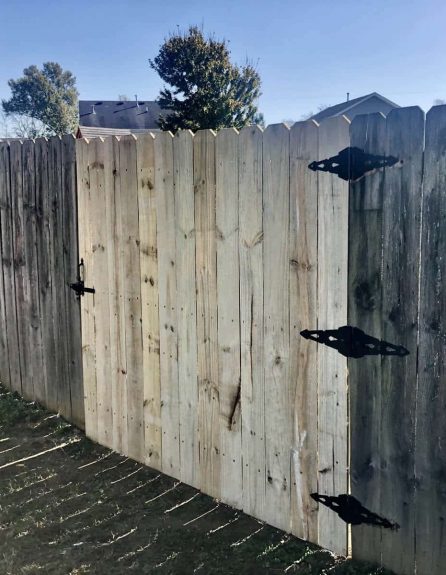 Fence gate repair